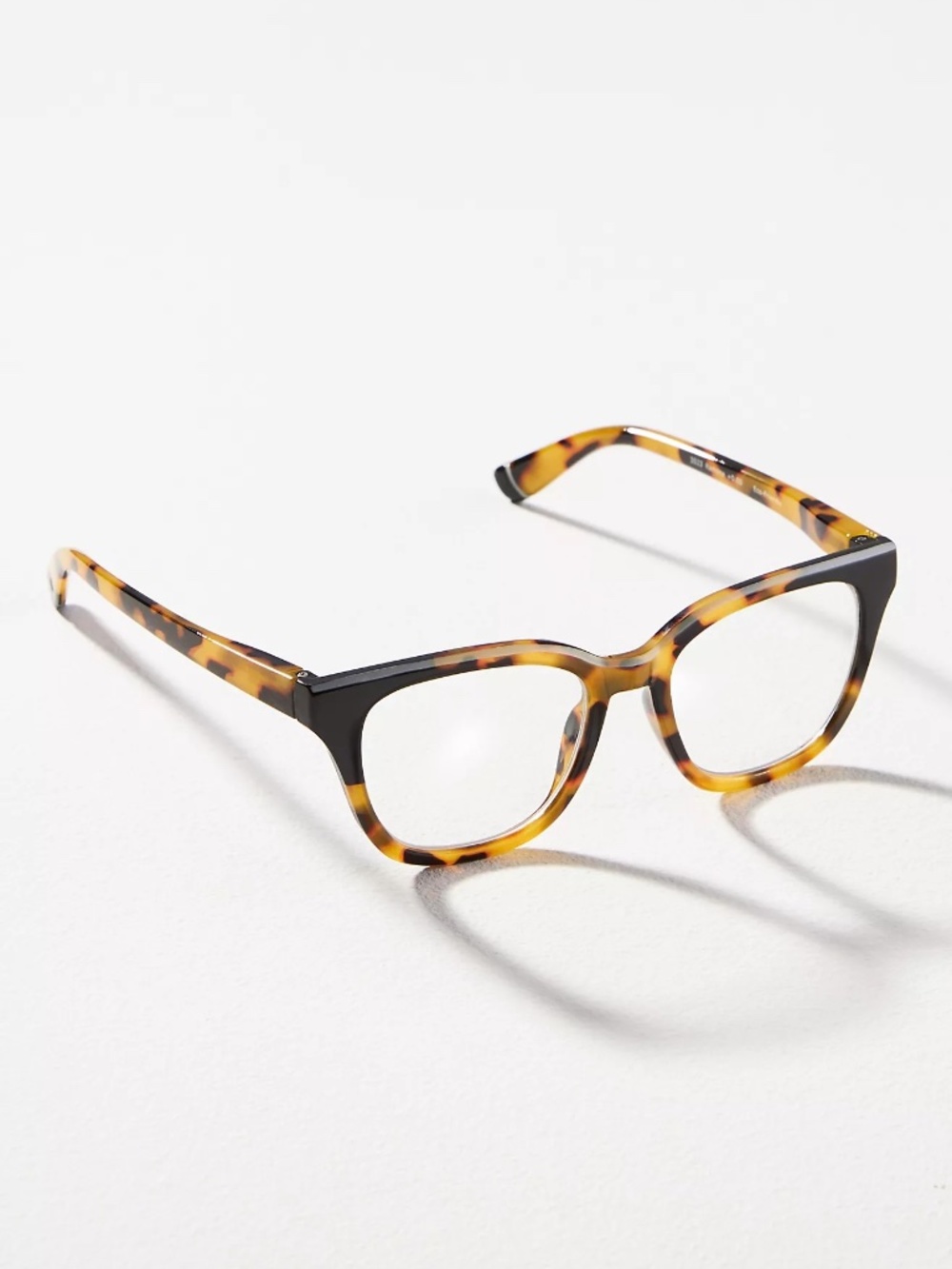 New Anthropologie Ramona Tortoise Black Peepers Blue light Filter Readers + 1.75